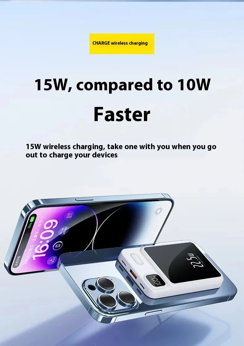 Magnetic Wireless 22W Fast Charge Power Bank