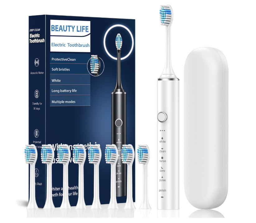 Electric Toothbrush Household 6-speed Soft Bristle Sound Wave