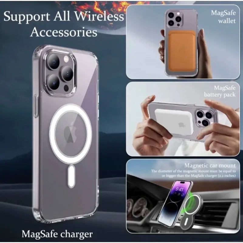 Clear Mag Safe Protective iPhone Case