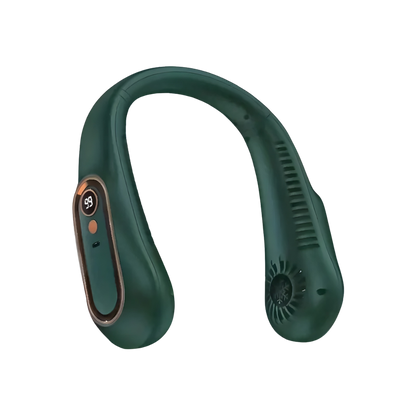 NNETM Portable Small Bladeless Cooling Halter Fan