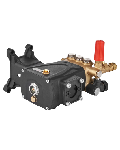 VEVOR Pressure Washer Pump, Shaft Horizontal Triplex Plunger, 4400 PSI, 4 GPM Flow, Replacement Power Washer Parts Washer Pump, Compatible WithMorFlex Models 40224, 40225, 40226