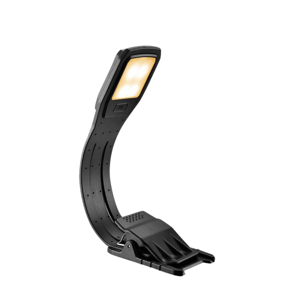 Portable Book Clip Lamp Four-gear Adjustable Rechargeable Eye-protection Lamp Warm Light