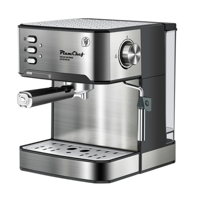 20 Bar Professional Espresso Machine With Milk Frother, Single & Double Shot, ESE Pod Compatible, Visual Display Of Pressure, Removable Water Tank For Cappuccino, Latte, Machiato For Home Barista