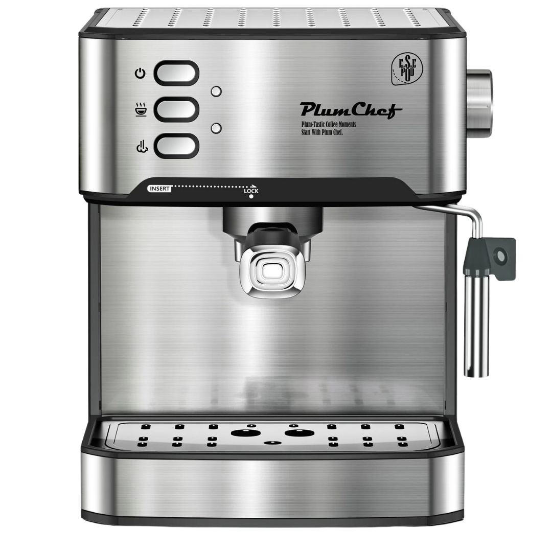 20 Bar Professional Espresso Machine With Milk Frother, Single & Double Shot, ESE Pod Compatible, Visual Display Of Pressure, Removable Water Tank For Cappuccino, Latte, Machiato For Home Barista