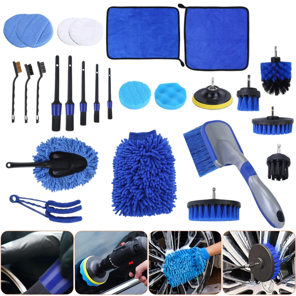 26Pcs Car Detailing Brush Kit