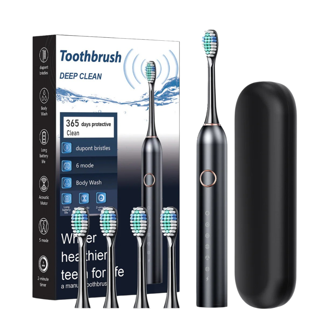 Electric Toothbrush Household 6-speed Soft Bristle Sound Wave