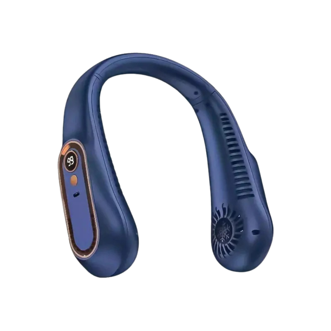 NNETM Portable Small Bladeless Cooling Halter Fan