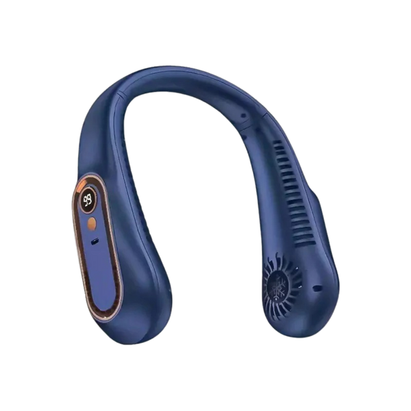NNETM Portable Small Bladeless Cooling Halter Fan