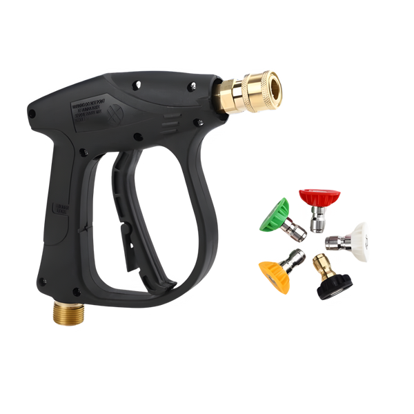 High Pressure Washer Gun 4000 PSI Car Wash Foam Spray Short Wand W