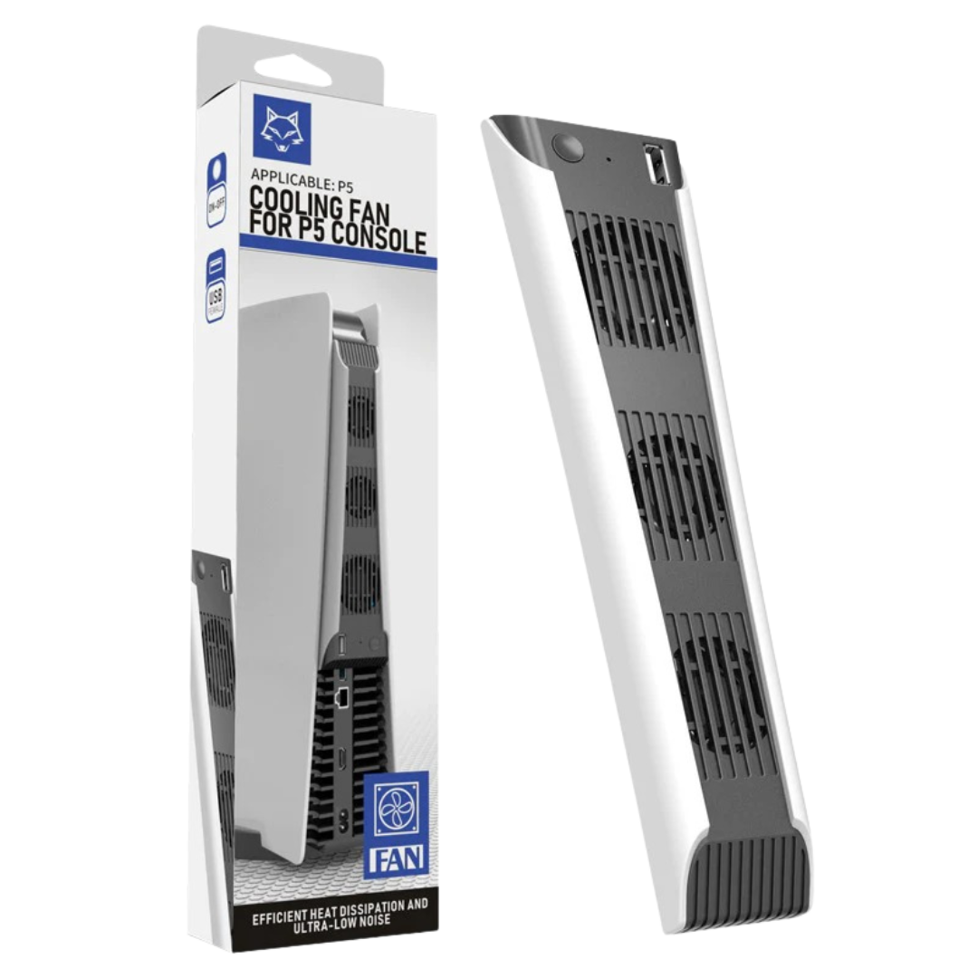 PS5 Host Fan Black And White Optical Drive Digital Version Universal PS5 Fan Auxiliary Cooling Radiator