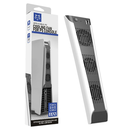 PS5 Host Fan Black And White Optical Drive Digital Version Universal PS5 Fan Auxiliary Cooling Radiator