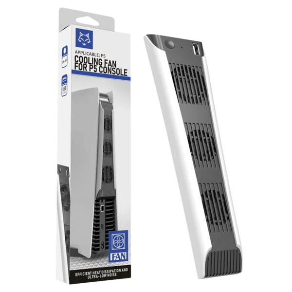 PS5 Host Fan Black And White Optical Drive Digital Version Universal PS5 Fan Auxiliary Cooling Radiator