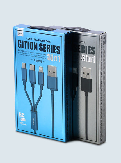 Braided Multi Charging 1.15 meter Cable