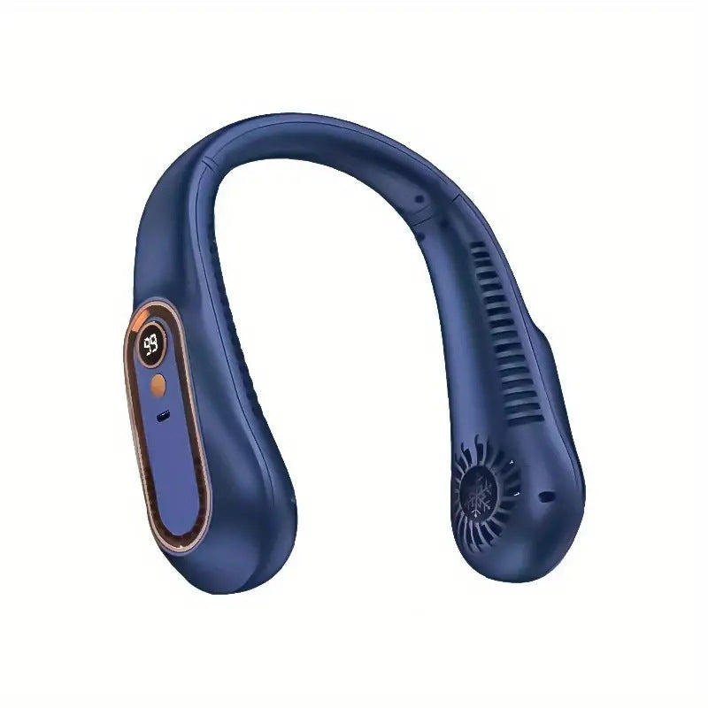 NNETM Portable Small Bladeless Cooling Halter Fan