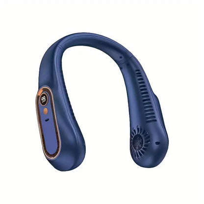 NNETM Portable Small Bladeless Cooling Halter Fan