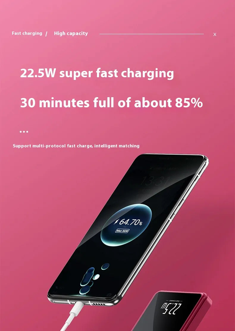 Magnetic Wireless 22W Fast Charge Power Bank