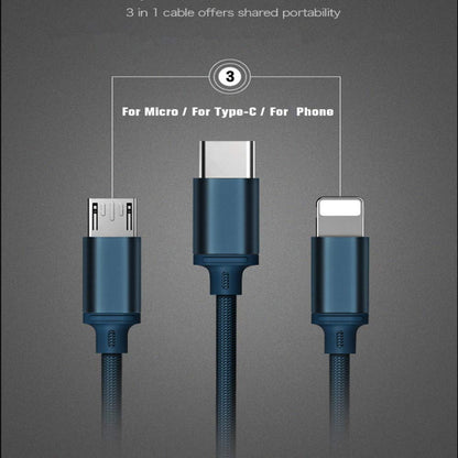 Braided Multi Charging 1.15 meter Cable