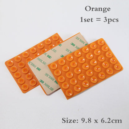 10/3- Pack Adhesive Silicone Suction Phone Mount