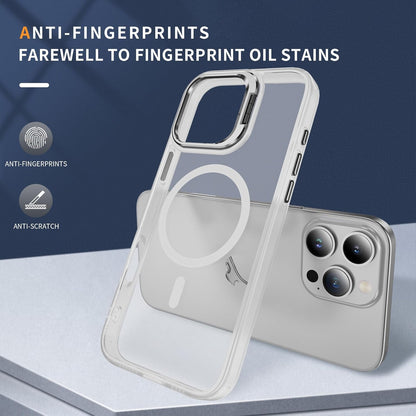 Magsafe Military-Grade Protective Clear Case, Built-in Stash Stand