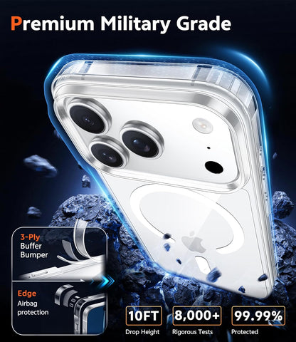 Clear iphone 17 Magsafe Case