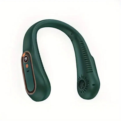NNETM Portable Small Bladeless Cooling Halter Fan