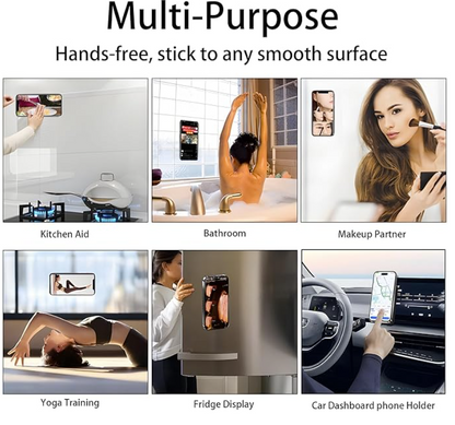 Double-Sided Silicone Suction Detachable Phone Mount