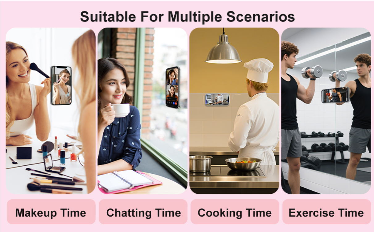 Double-Sided Silicone Suction Detachable Phone Mount