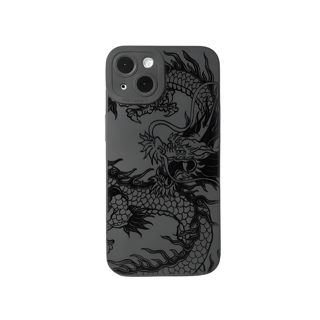 Black Dragon iPhone Case