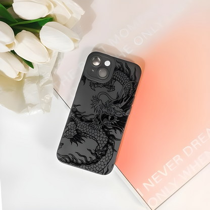 Black Dragon iPhone Case