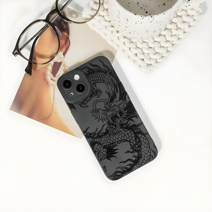 Black Dragon iPhone Case
