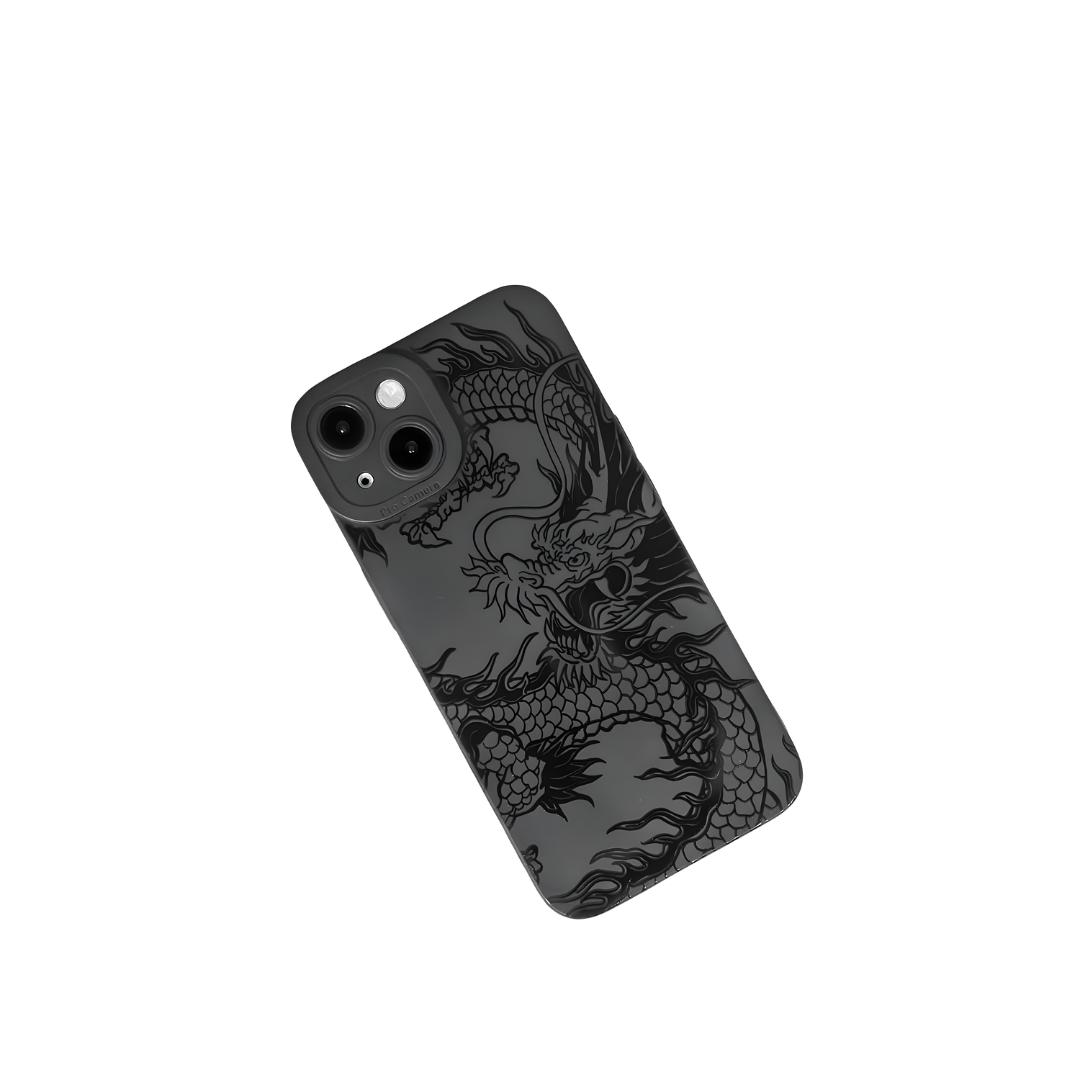 Black Dragon iPhone Case