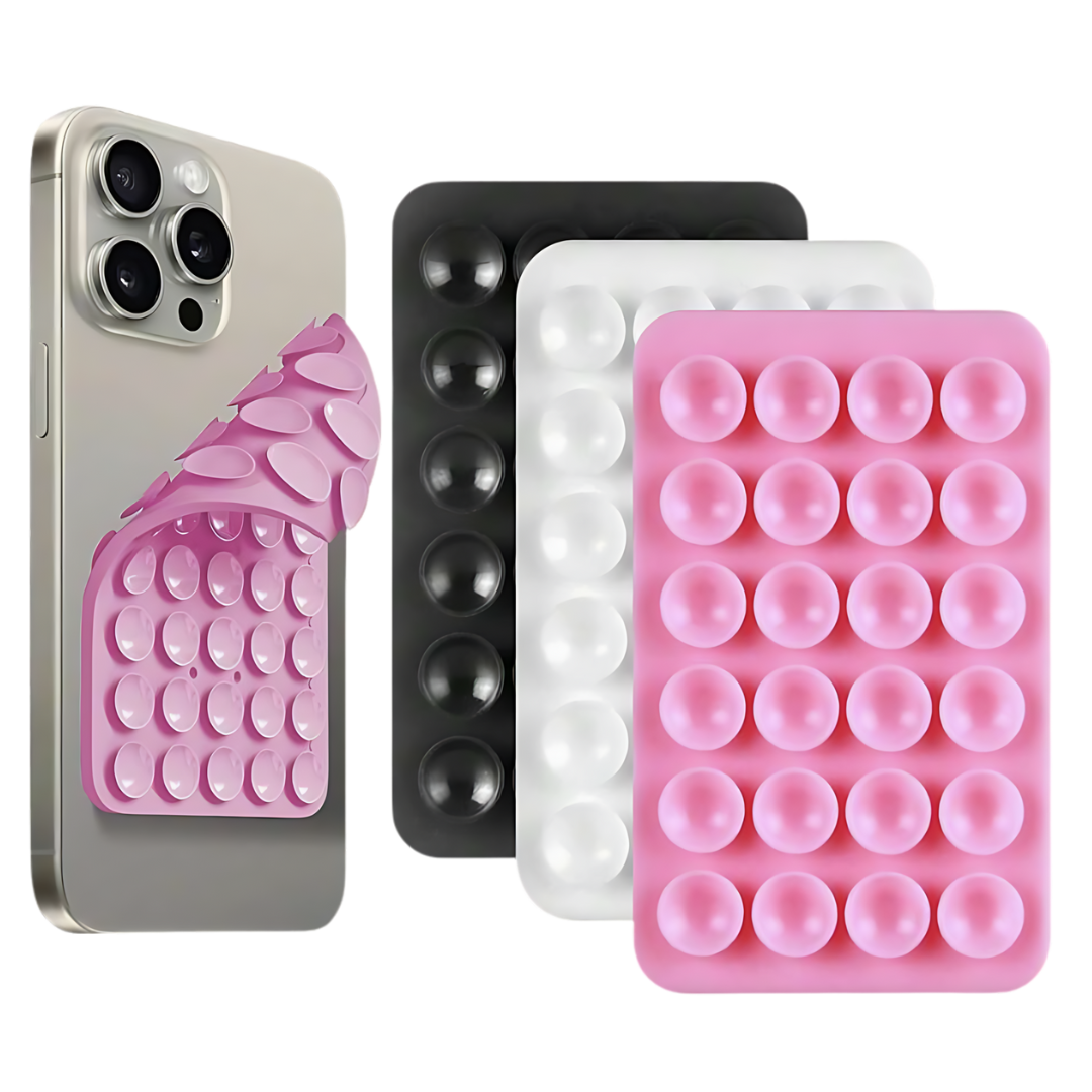 Double-Sided Silicone Suction Detachable Phone Mount