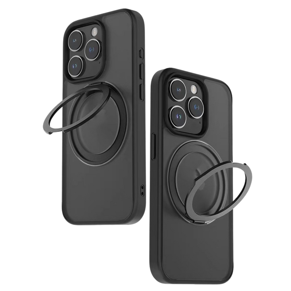 iphone Protective Case with Rotating Pivot Magnetic Stand