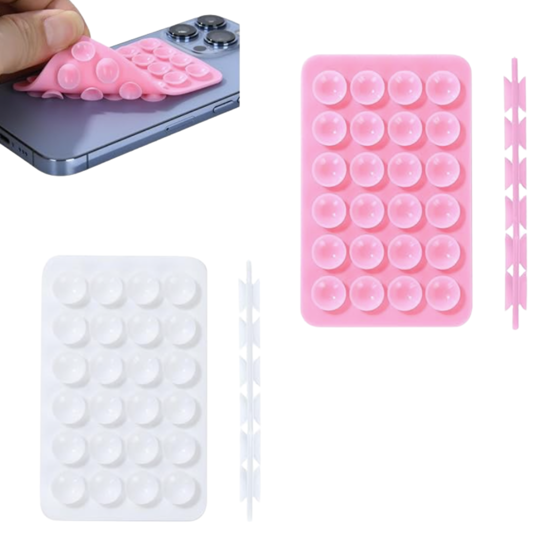 Double-Sided Silicone Suction Detachable Phone Mount