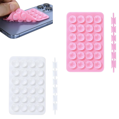 Double-Sided Silicone Suction Detachable Phone Mount