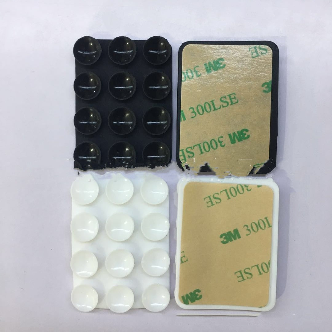 10/3- Pack Adhesive Silicone Suction Phone Mount