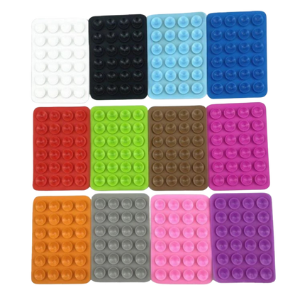 10/3- Pack Adhesive Silicone Suction Phone Mount