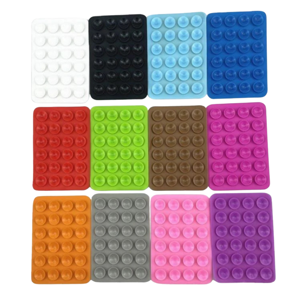 10/3- Pack Adhesive Silicone Suction Phone Mount