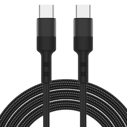 Braided Double Type C 0.3m-2m, 60W Fast Charging Cable