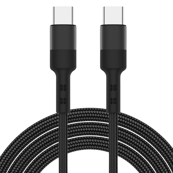Braided Double Type C 0.3m-2m, 60W Fast Charging Cable