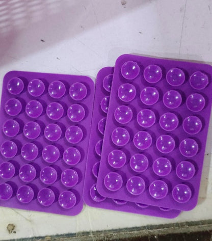 10/3- Pack Adhesive Silicone Suction Phone Mount