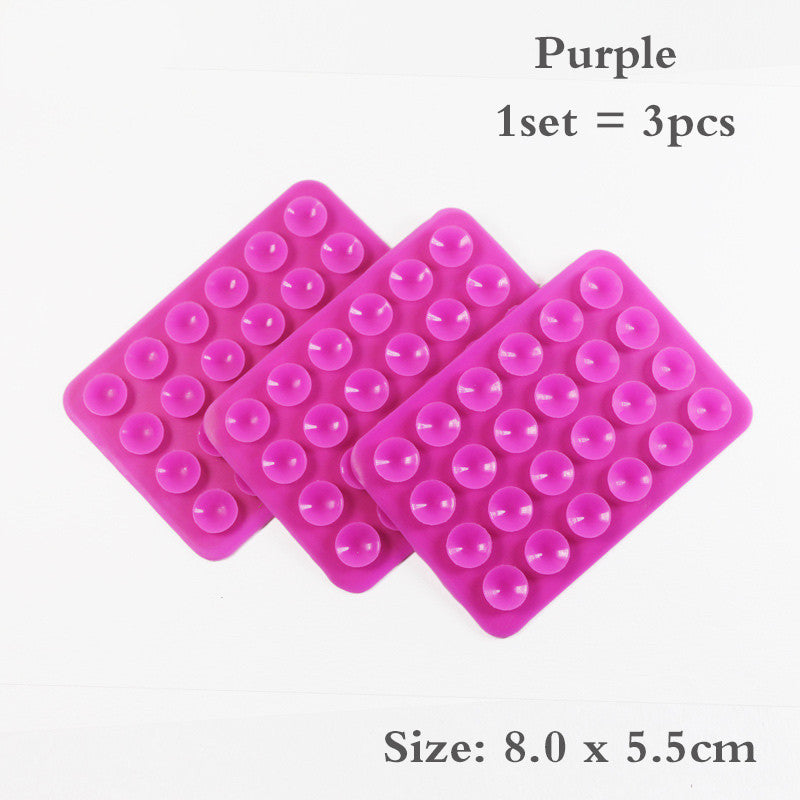 10/3- Pack Adhesive Silicone Suction Phone Mount