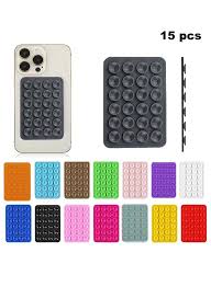 10/3- Pack Adhesive Silicone Suction Phone Mount